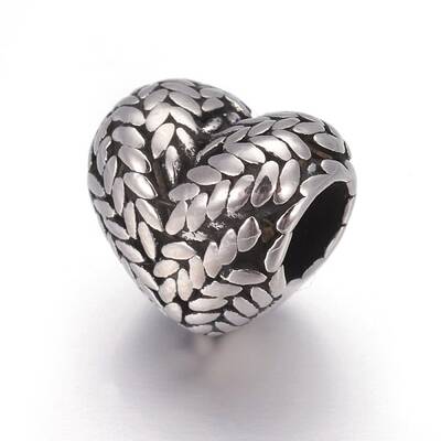Retro 316 Surgical Stainless Steel European Style Beads