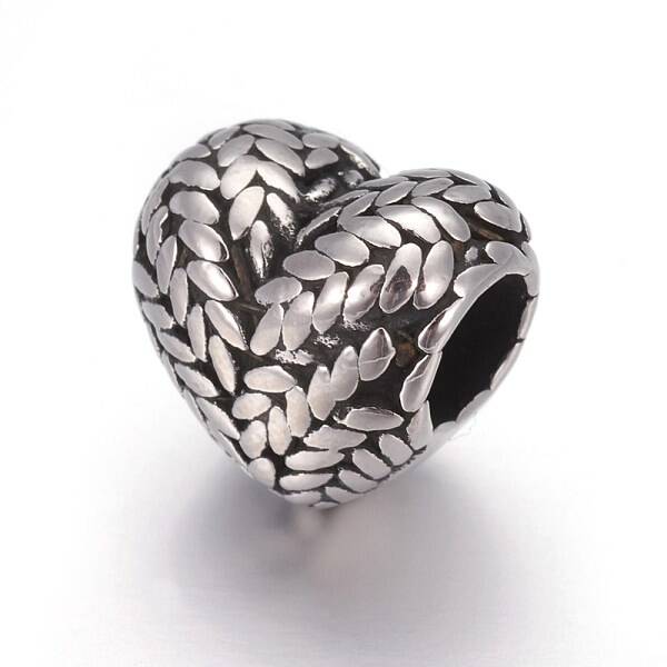 Retro 316 Surgical Stainless Steel European Style Beads