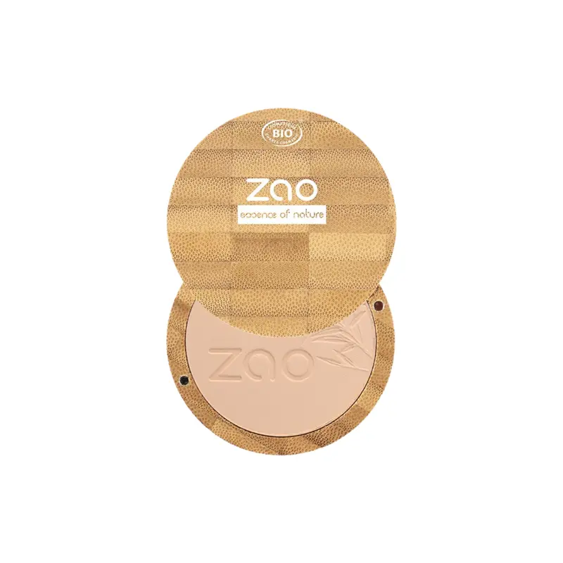 Zao Make Up Compact Powder, 302 Beige Pink (9 G)
