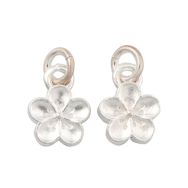 Fine Silver Charms with Jump Rings