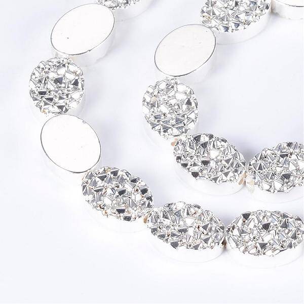 Electroplate Non-magnetic Synthetic Hematite Bead Strands