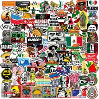 50/100 Mexican Hardhat Stickers, Funny Vinyl Mexico Tool Box Stickers, Design for Helmet Hood Laptop Water Bottle, Mexico Pri...