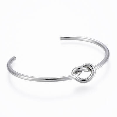 Tarnish Resistant Trendy 304 Stainless Steel Torque Cuff Bangles