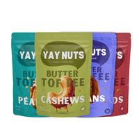 YAY NUTS Butter Toffee Pecans, Cashews, Almonds & Peanuts – Crunchy, All-Natural, No Preservatives, Made in USA – Guilt-F...