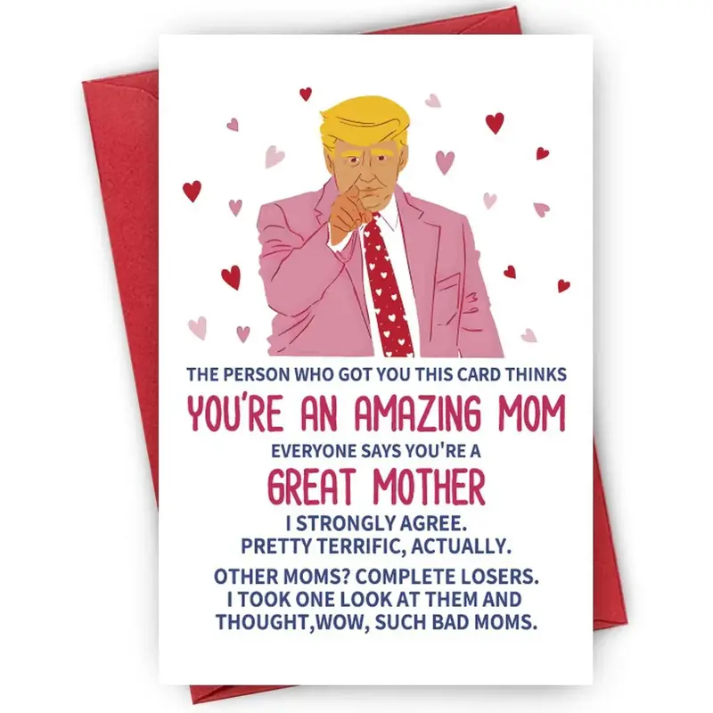 Hilarious Mom Card, Funny Mother's Day Greeting Card with Blank Inside & Envelope, Cheeky Parenting Humor for Wife Sister Bes...