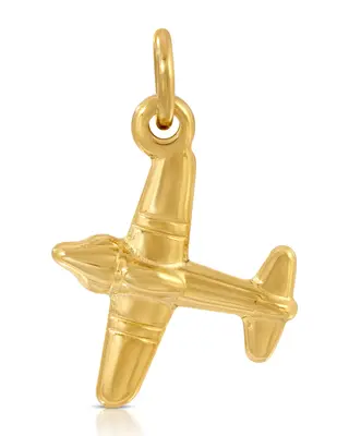 Plane Charm | Metal Color: Gold