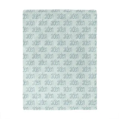 Cute Font Personalized Throw Blanket With Name Gift - Aperturee