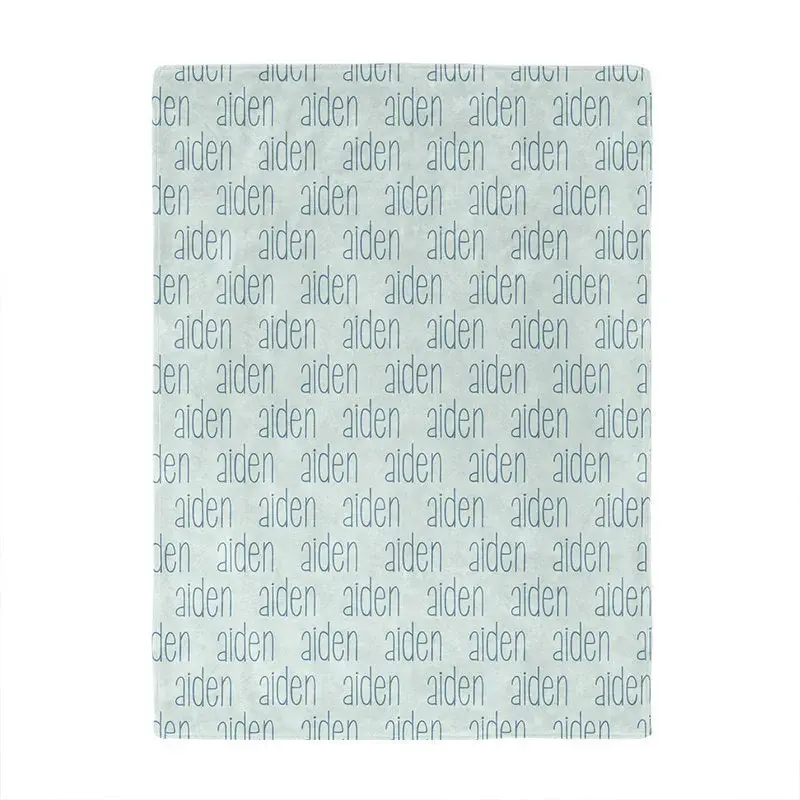 Cute Font Personalized Throw Blanket With Name Gift - Aperturee