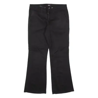 DICKIES Workwear Trousers Black Slim Bootcut Womens W28 L26