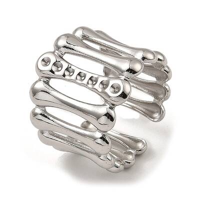 Non-Tarnish 304 Stainless Steel Open Cuff Rings