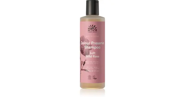 Urtekram Soft Wild Rose delicate shampoo for colored hair 250 ml