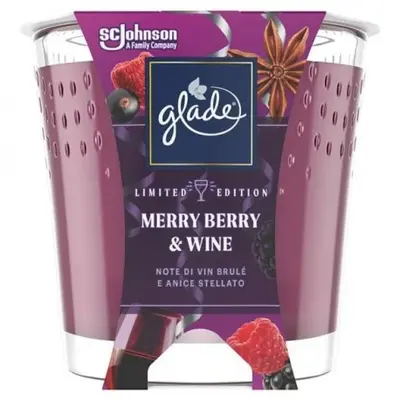 Glade Merry Berry & Wine Candle
