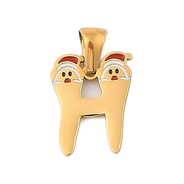 Christmas Theme 304 Stainless Steel Pendants