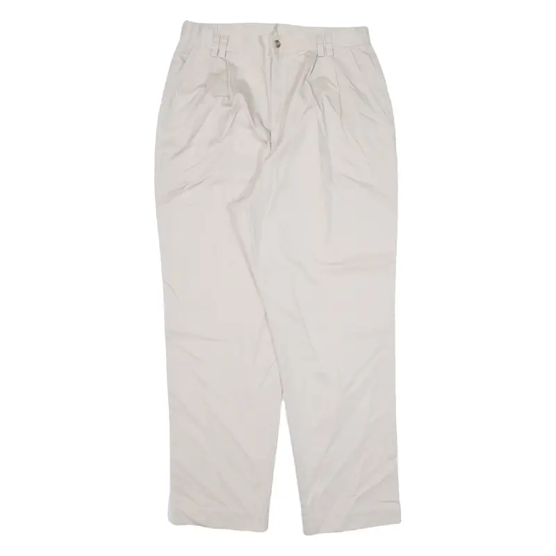 EHL Womens Trousers Beige Regular Tapered W30 L28
