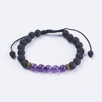 Adjustable Nylon Cord Braided Bead Bracelets