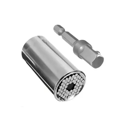 Universal Socket, Self-adjusting Socket, Adapter Socket For Wrench Ratchet & Power Drill, Tools Gifts For Men, Professional P...