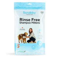 Rinse Free Shampoo Mittens for Dogs, Bath Wipes for Bathing and Washing Pets, Hypoallergenic No Rinse Wash Mitt for Grooming,...