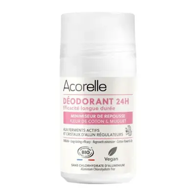 Acorelle 24h roll-on deodorant, long-lasting effectiveness, regrowth minimizer 50ml