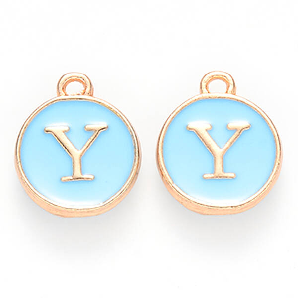 Golden Plated Alloy Enamel Charms