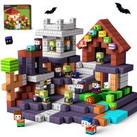 500PCS STEM Game-based ZomBlock Novelty Magnetic Building Toys in Gift Package for Kids Ages 3-12