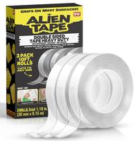 Alien Tape – Heavy-Duty Double-Sided Nano Adhesive Tape, Multipurpose, Removable & Washable, Transparent, for Mounting, Han...