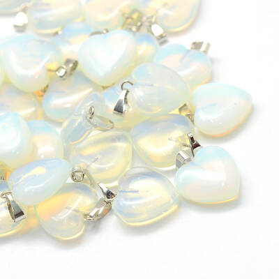 Heart Opalite Pendants