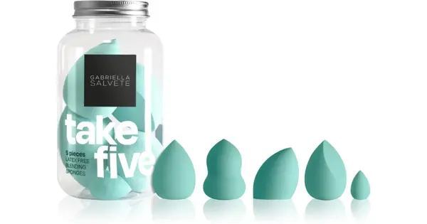 Gabriella Salvete Take Five Light Green Face Applicator Set