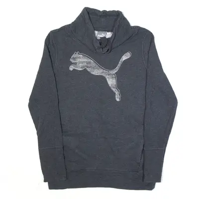 PUMA Sweatshirt Grey High Neck Mens S