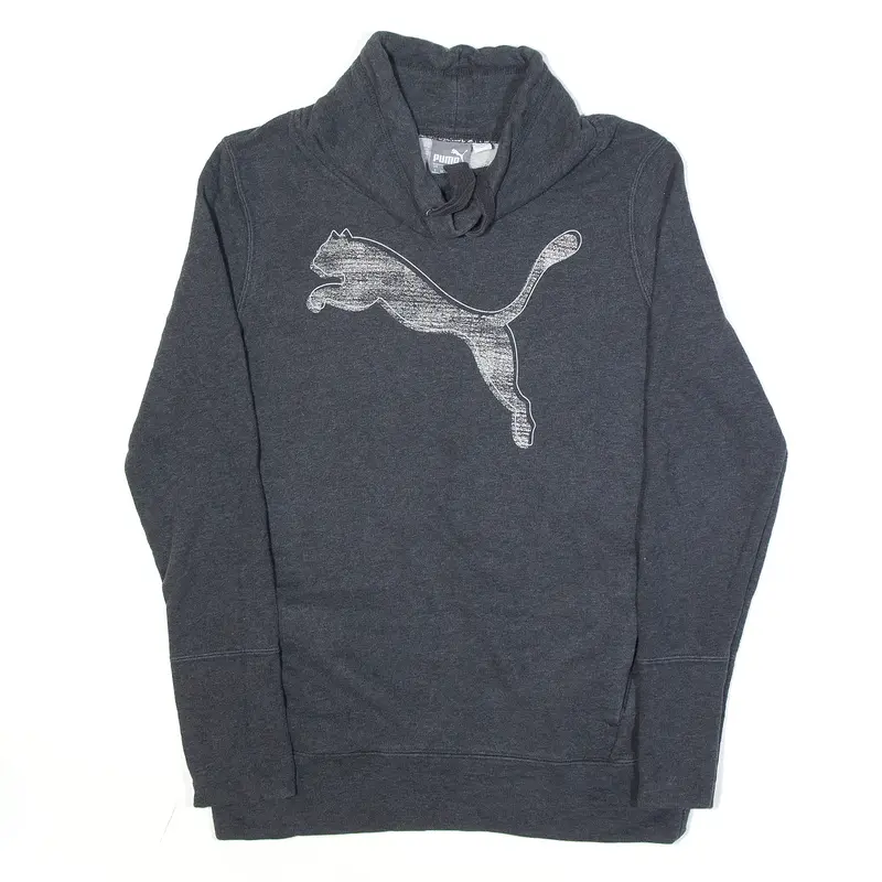 PUMA Sweatshirt Grey High Neck Mens S