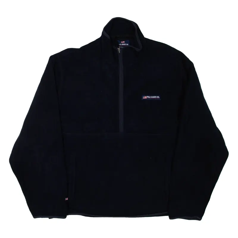 RALPH LAUREN POLO JEANS COMPANY Pullover Mens Fleece Jacket Blue 2XL