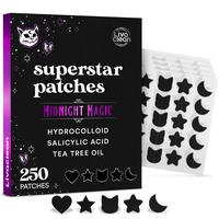 250CT Pimple Patches Midnight Magic Black Star with Salicylic Acid & Tea Tree Oil, Cute Acne Patches for Face, Skincare Blemi...