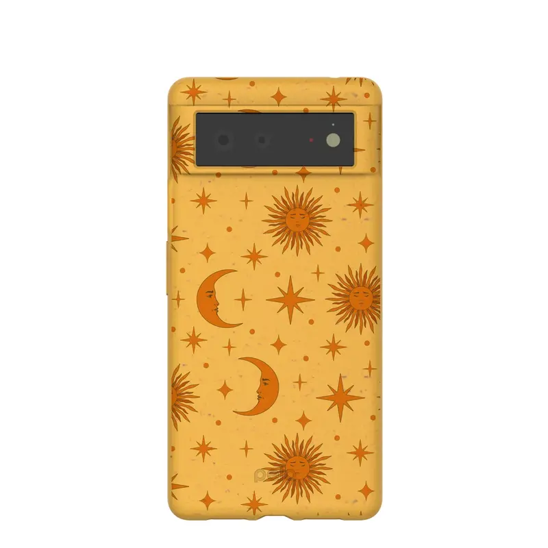 Honey Sun and Moon Google Pixel 6 Case