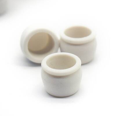 Dollhouse Miniature Empty Flower Pot Model