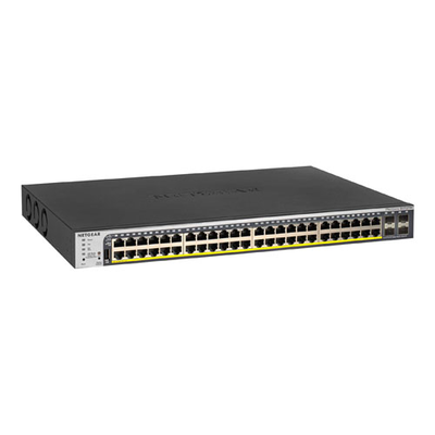 Netgear GS752TPP-100NAS | Prosafe GS752TPP 40 x RJ-45 Ports PoE 10/100/1000Base-T + 8 x RJ-45 Ports PoE+ + 4 x SFP Ports Laye...