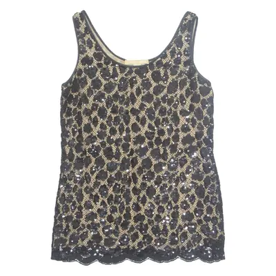 MICHAEL KORS Womens Vest Black Sleeveless S