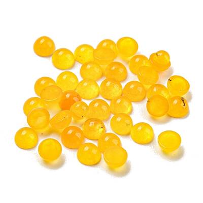 Natural White Jade Dyed Cabochons