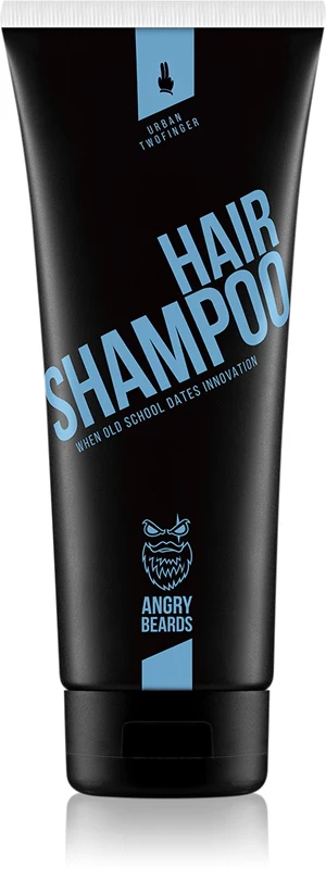Angry Beards Urban Twofinger Refreshing Shampoo for Hair and Beard 230 ml
