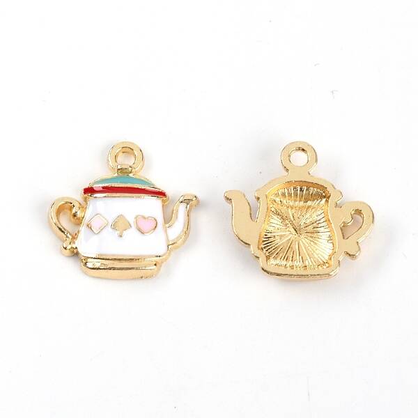 Zinc Alloy Enamel Pendant