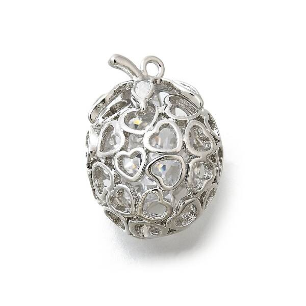 Brass with Cubic Zirconia Pendants