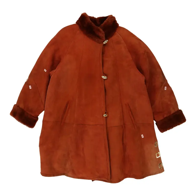 Unbranded Jacket - 2XL Orange Suede