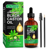 【New Arrival-120ml】Aliver Jamaican Black Castor Oil, Castor Oil Organic Cold Pressed Unrefined, haircare & comfort (120ml...