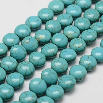 Synthetic Howlite Bead Strands