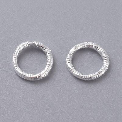 Iron Textured Jump Rings