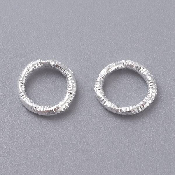 Iron Textured Jump Rings