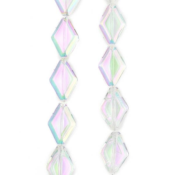 Electroplate Glass Beads Strands