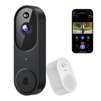 Wireless Video Doorbell Camera, Smart Security Doorbell Camera, 1080P, AI Human Detection , Night Vision, Instant Alert, Two ...