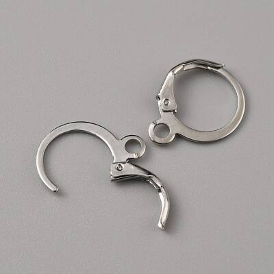 Brass Leverback Earring Findings