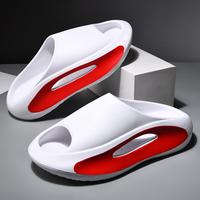 Fashionable Unisex Colour Block Slippers - Ventilated Open Toe with Soothing Massage Grains - Ultra-Comfortable, Non-Slip, Du...