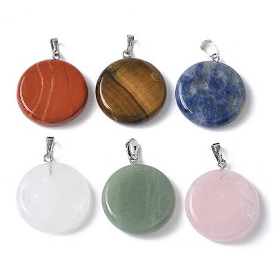 Natural Mixed Gemstone Pendants