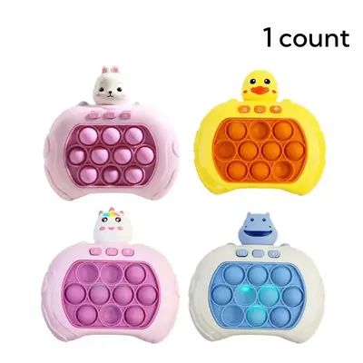 Travel Cartoon Animal Design Push Pop Bubble Sensory Toy For Adults, 1 Count Whack a Mole Game, Stress Relief Toy, Christmas...